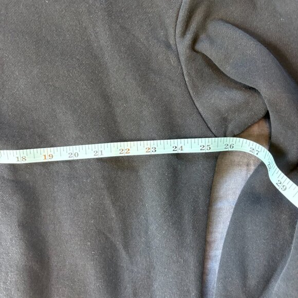 Black Sweatshirt Crew Neck Size M Like New - Picture 5 of 6